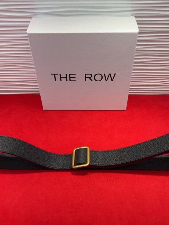 The Row Black  Leather Belt main image 7